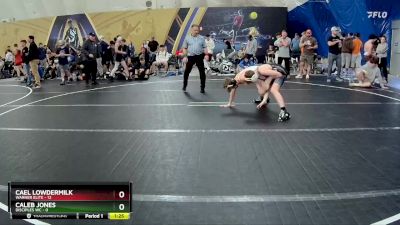 113 lbs Round 4 (8 Team) - Cael Lowdermilk, Warner Elite vs Caleb Jones, Disciples WC