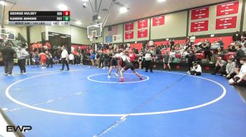 144 lbs Round Of 32 - George Hulsey, Bishop Kelley vs Kamdin Jenkins, Poteau