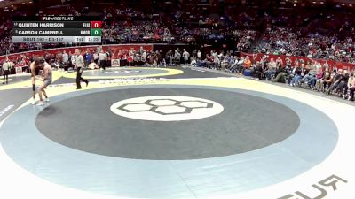 D3-157 lbs Semifinal - Carson Campbell, Northmor vs Quinten Harrison, Elgin