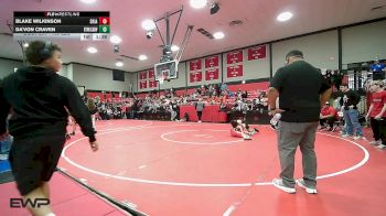 106 lbs Quarterfinal - Blake Wilkinson, Skiatook HS vs Da'Von Craven, Bookert T Washington
