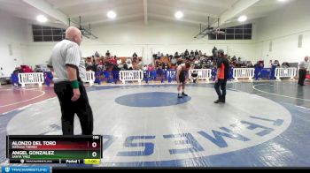 195 lbs Cons. Round 3 - Alonzo Del Toro, Matilda Torres vs Angel Gonzalez, Santa Ynez