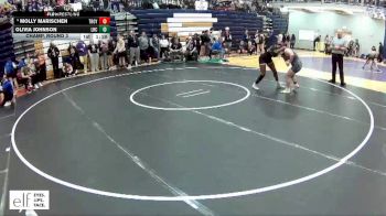 155 lbs. Champ. Round 3 - Olivia Johnson, Little Rock Central vs Molly Marischen, Troy Buchanan