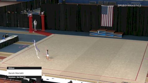 Sarah Mariotti - Ribbon - 2021 Rhythmic Elite Qualifier