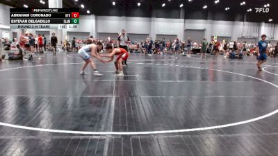 135 lbs Round 3 (4 Team) - Estevan Delgadillo, Slam Factory vs Abraham Coronado, Backyard Brawlers
