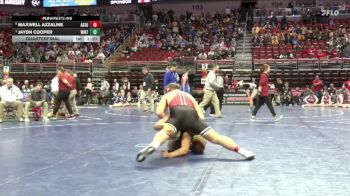 2A-285 lbs Quarterfinal - Jaydn Cooper, Winterset vs Maxwell Azzaline, Assumption, Davenport