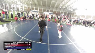 126 lbs Semifinal - Tristan Zorzakis, Charger Wrestling Club vs Nico Murillo, Sanderson Wrestling Academy