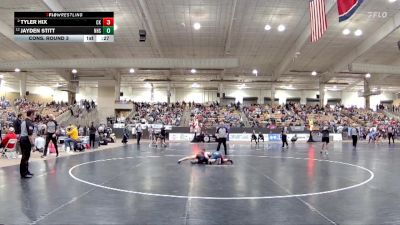 AA 138 lbs Cons. Round 3 - Tyler Hix, Cookeville High School vs Jayden Stitt, Nolensville High School