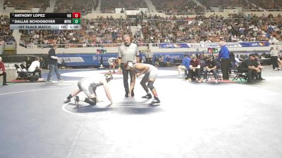 152-D2 1st Place Match - Anthony Lopez, Ironwood High School vs Dallas Schoonover, Mountain Pointe High School