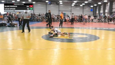 76 lbs Round 3 (12pm Friday) - Lucas Spicer, PA Gold vs Blade Pehrson, SELECT, UT