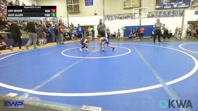 43 lbs Rr Rnd 2 - Leo Sears, Newkirk Takedown Club vs Jack Allen, Ponca City Wildcat Wrestling