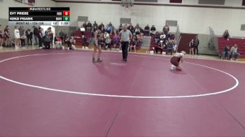 125-126 lbs 1st Place Match - Evy Priebe, Independence Girls vs Kenzi Pisarik, Mount Vernon Girls