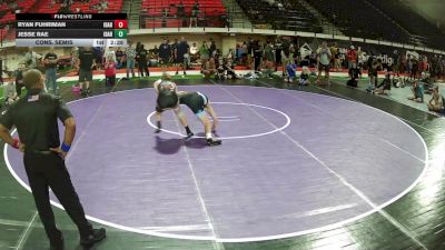 120 lbs Cons. Semis - Ryan Fuhriman, Idaho vs Jesse Rae, Idaho