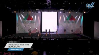 Douglasville Cheer Stars - Blackout [2023 L1 Mini - D2 day 1] 2023 The Regional Summit: Southeast