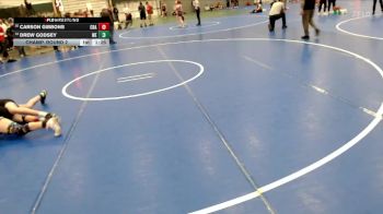 144 lbs Champ. Round 2 - Carson Gibbons, Crawford vs Drew Godsey, Wray Eagles