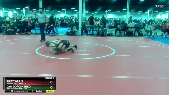 60 lbs Round 1 (10 Team) - Cam Doroshenko, Mat Assassins Blue vs Riley ...