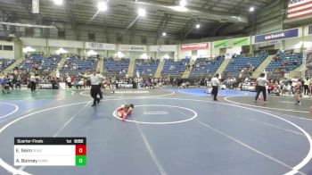 46 lbs Quarterfinal - Emersen Seim, Douglas WC vs Azerijah Bonney, Pomona Elite