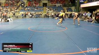 189 lbs Semifinal - Daniel Schumacher, South Border vs Ivan Carruth, Ellendale-Edgeley-Kulm