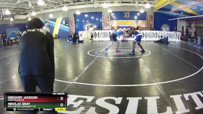 144 White Cons. Semi - Gregory Jackson, Miami Palmetto vs Nikolas Gray, Wellington Community Hs