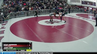 150 lbs Semifinal - Atley Anderson, Spring Valley vs Aiden Chur, Granite Hills (El Cajon)