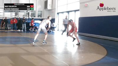 149 lbs Consi Of 32 #2 - Mac Calavitta, Cornell vs Oliver Fairchild, Clarion