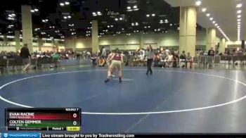 126 lbs Round 7 (10 Team) - Evan Racine, Minot Magicians vs Colten Gemmer, MXW Gold