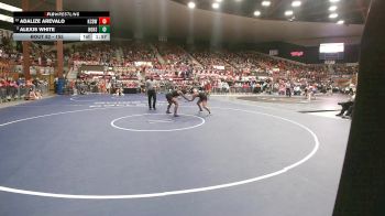 155 lbs Champ. Round 1 - Alexis White, Holcomb HS vs Adalize Arevalo, Kansas City-Bishop Ward HS