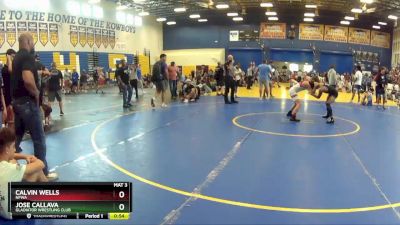 113 lbs Cons. Round 4 - Jose Callava, Gladiator Wrestling Club vs Calvin Wells, NFWA