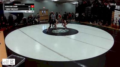 145 lbs. Champ. Round 3 - Emily Beckley, Broken Arrow vs Addilynn Caimi, Ft. Zumwalt South