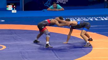 65 kg 1/8 Final - Ibragim Sharaputtinovich Ibragimov, UWW vs Nachyn Kuular, Kazakhstan