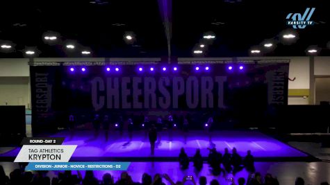 TAG Athletics - Krypton [2023 L2 Junior - Novice - Restrictions - D2 Day 2] 2023 CHEERSPORT Atlanta Classic & US All Star Prep Nationals