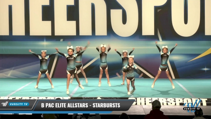 B Pac Elite Allstars Starbursts 21 L1 Mini Novice D2 Day 1 21 Cheersport Charlotte Grand Championship