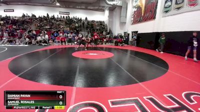 132 lbs Quarterfinal - Samuel Rosales, Jefferson vs Damian Payan, Eaglecrest