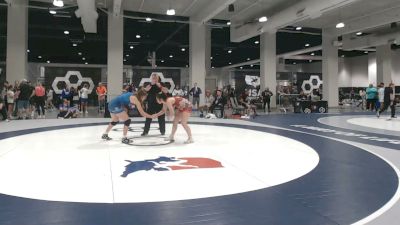 155 lbs Cons. Sub-semis - Brynlee Vaughan, Team Nazar Training Center vs Mary Snider, Rancho Bernardo High School Wrestling
