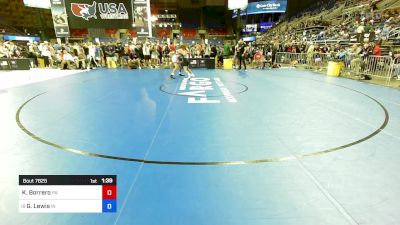 120 lbs Cons 16 #1 - Kamdyn Borrero, PA vs Gavin Lewis, IN