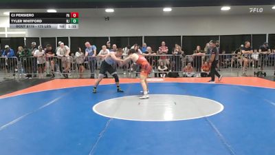 175 lbs Round Of 32 - Cj Pensiero, PA vs Tyler Whitford, NJ