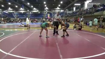 136 lbs 3rd Place - Amitria Mcnack, Clinton Youth Wrestling vs Emma Villa, Team Takedown