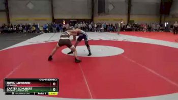 165 lbs Champ. Round 2 - Carter Schubert, Wyoming Seminary (PA) vs Owen Jacobson, Mt. Carmel