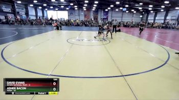 130 lbs Rd# 1 9:00am Friday - Asher Bacon, POWA vs David Evans, NCWAY National Team