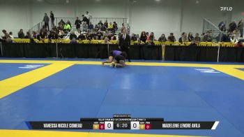 Madeleine Lenore Avila vs Vanessa Nicole Comeau 2026 Pan IBJJF Jiu-Jitsu No-Gi Championship