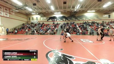 110 lbs Semifinal - Corbin Ward, Steelclaw Wrestling Club vs Jensen Lopez, Toppenish USA Wrestling Club