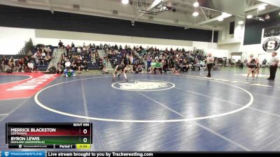 106 lbs Cons. Round 3 - Merrick Blackston, Centennial vs Byron Lewis, Highland (Bakersfield)