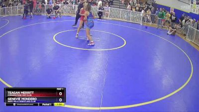 118 lbs Round 2 - Teagan Merritt, Cornerstone Mat Club vs Genevie Mondero, West Hills Wrestling Club