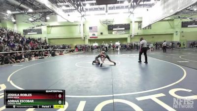 113 lbs Quarterfinal - Adrian Escobar, CANOGA PARK vs Joshua Robles, EAGLE ROCK