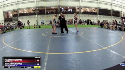 93 lbs Round 2 (6 Team) - Madyn Overman, Arizona vs Baylii Rodriguez, South Carolina