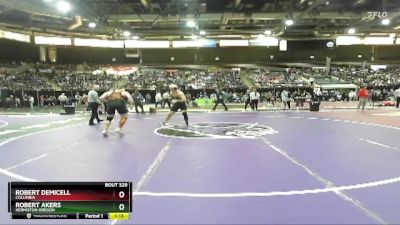 215 lbs Champ. Round 1 - Robert Demicell, Columbia vs Robert Akers, Hermiston Oregon