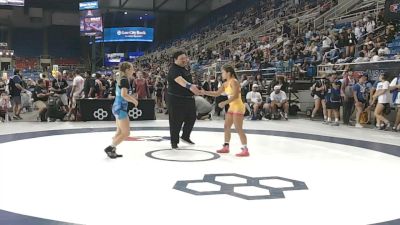110 lbs Champ. Rd Of 64 - Veronica Borroel, Arizona vs Emerson Webber, Florida
