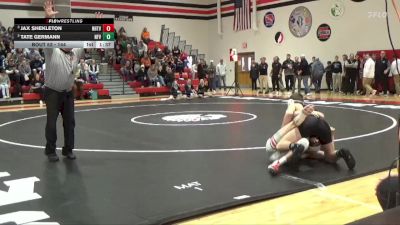 144 lbs Semifinal - Jax Shekleton, NH/TV vs Tate Germann, North Fayette Valley