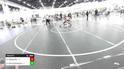62 lbs Consi Of 4 - Nicholas Delgadillo, Total Kaos WC vs Hunter Rauschenberger, Pomona Elite