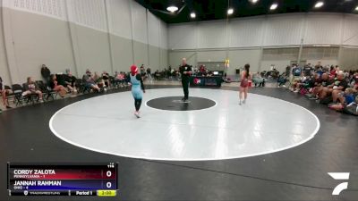 119 lbs Round 1 (8 Team) - Cordy Zalota, Pennsylvania vs Jannah Rahman, Ohio