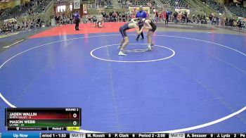 134 lbs Round 2 (4 Team) - Jaden Wallin, North Valley vs Mason Webb, La Pine